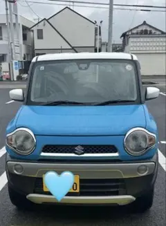 免許取り立ての方おすすめ スズキ ハスラー Gブルー ホワイトツートン 