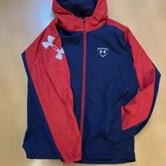UNDER ARMOUR ウィンドブレーカー MD ネイビー/レッド