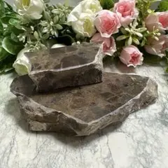 159.スペイン産大理石　マロンエンペラドールダーク　2ケ