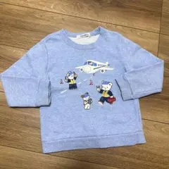 み*様 familiar トレーナー　ブルー