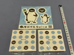 モバイルSuica ペンギン ステッカー メモ帳セット