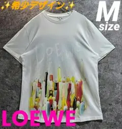 ロエベ LOEWE ☆センターロゴ入り Tシャツ カラフル 入手困難 即完売注意 ロエベ LOEWE ☆センターロゴ入り Tシャツ カラフル 入手困難 即完売
