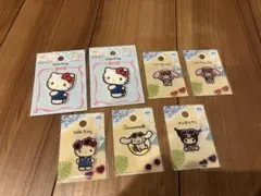サンリオ　ワッペン　シール　日焼け　刺繍ワッペン 7個セット