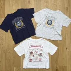 韓国子供服ブランド Tシャツ 3枚セット まとめ売り