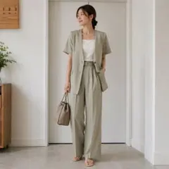 【美品】NATURAL BEAUTY BASIC 半袖ジャケット
