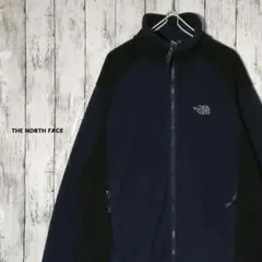 【美品】THE NORTH FACE フリースジャケット ネイビー ブラック M