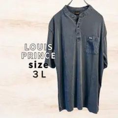 LOUIS PRINCE ダークブルー ポロシャツ 3L