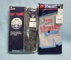 メンズ　福助　＆　Hanes　ニットトランクス　Mサイズ 　計4枚