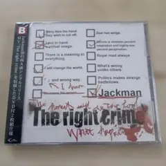 [新品:未開封] Jackman「」と邪道 / The right crime