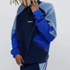 美品 adidas フリースジャケット トレーナー アディダスオリジナルス