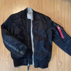 ALPHA バックプリントMA-1 リバーシブル