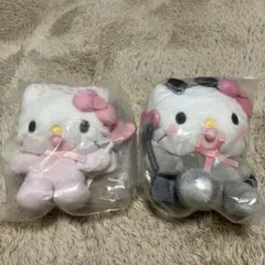 【未使用】サンリオ キティ ベビー エンジェル デビル マスコットキーホルダー