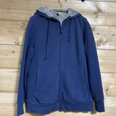 UNIQLO ネイビー フリースパーカー XL