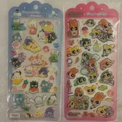 はぴだんぶい　パワパフ　ドロップジェリーシール　2点セット　パワーパフガールズ