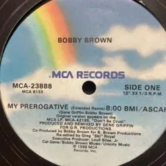 BOBBY BROWN「MY PREROGATIVE」12㌅ シングル レコード