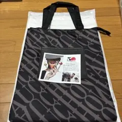FAUCHON ロゴ入りエコバッグ ブラック　高島屋のサムネイル