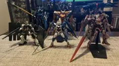 ガンダム00 劇場版HG&RG6体セット　組立済のサムネイル
