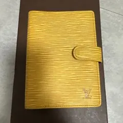 LOUISVUITTON エピレザー手帳カバー　イエロー