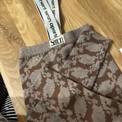 Semon サスペンダー付きニットパンツ
