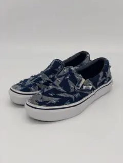 Vans スリッポン ネイビー ダメージ加工