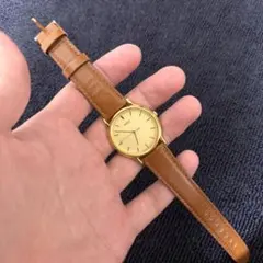 稼働90s vintage seiko ラウンド ゴールド メンズ腕時計qz - メルカリ