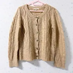 ロペピクニック モヘア風カーデ カーディガン ニット 淡色 春服