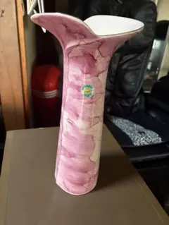 花瓶　ピンク　美品