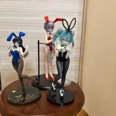 〜4/30迄まとめ売‼️バニーガールフィギュア+峰不二子+アーケードゲーマーふぶき