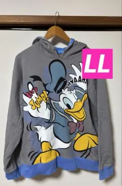 東京ディズニーリゾート　ドナルドダック　パーカー　LLサイズ　オーバー