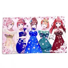 五等分の花嫁 ラバーマット 中野一花 二乃 三玖 四葉 五月 集合