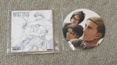 進撃の巨人 アニメイトカフェ 色紙風カード 進撃の巨人展 ファイナル コースター