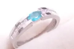 ジェムケリー パライバトルマリン 指輪 0.178ct - メルカリ