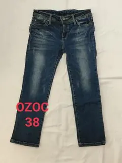 OZOC デニムパンツ 七分丈 クロップド丈 38サイズ 【116】のサムネイル