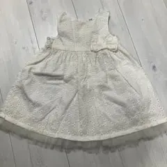 H&M 白レースワンピ　6-9M