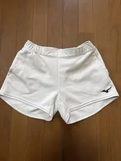Mizuno グレーホワイト ハーフパンツ