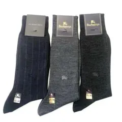 Burberrys ソックス 3足セット 25-26cm