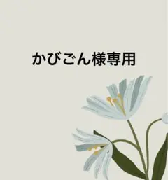 かびごん様の専用ページです。