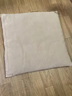 ベージュ 座布団 クッション 約55×55cm コーデュロイ調