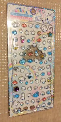 ぷくぷくあわわちゃん　ストーンつき　ジュエルプチドロップシール　新品未使用正規品