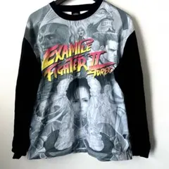 新品タグ付き】EXAMPLE ストリートファイター ターボⅡ ロンT Tシャツ 