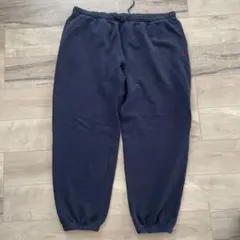 90s ラルフローレン　Ralph Lauren　極太　ワイドスウェットネイビー