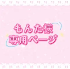 もんた様専用ページ