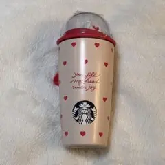 【新品未使用】スタババレンタイン2026 カップシェイプステンレスボトルハート