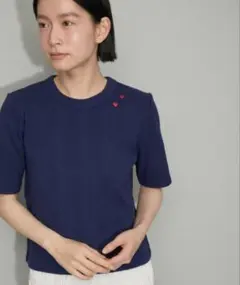 ADAM ET ROPE’ 【WEB限定・洗える】ハートTシャツのサムネイル