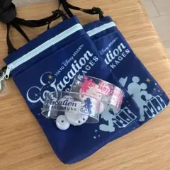 ディズニー　バケーションパッケージ　光るバングル　ショルダーバッグ　特典