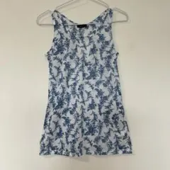 COMME CA ISM 花柄タンクトップ　M