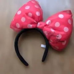 【美品】ミニーちゃん　リボン　カチューシャ