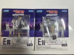 名探偵コナン セガラッキーくじ 工藤新一&毛利蘭　アクリルスタンド2点セット