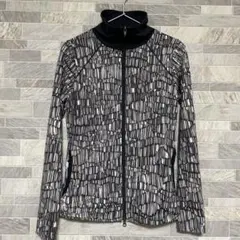 ミカノ ミカランセ フィットジャケット ストレッチ フルジップ ヨガ 総柄