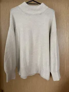 しまむら　season reason タートルネックニット M ベージュ